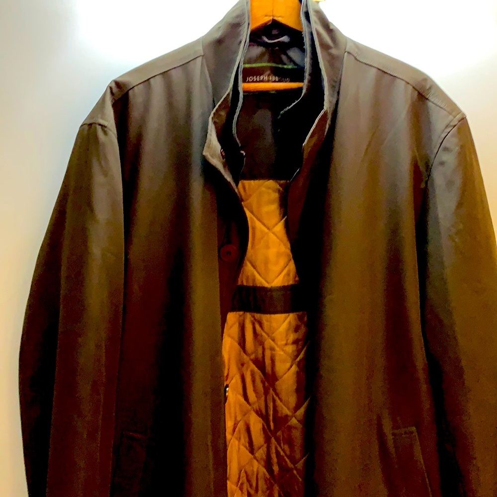 Joseph Abboud 3/4 outer jacket removable lining